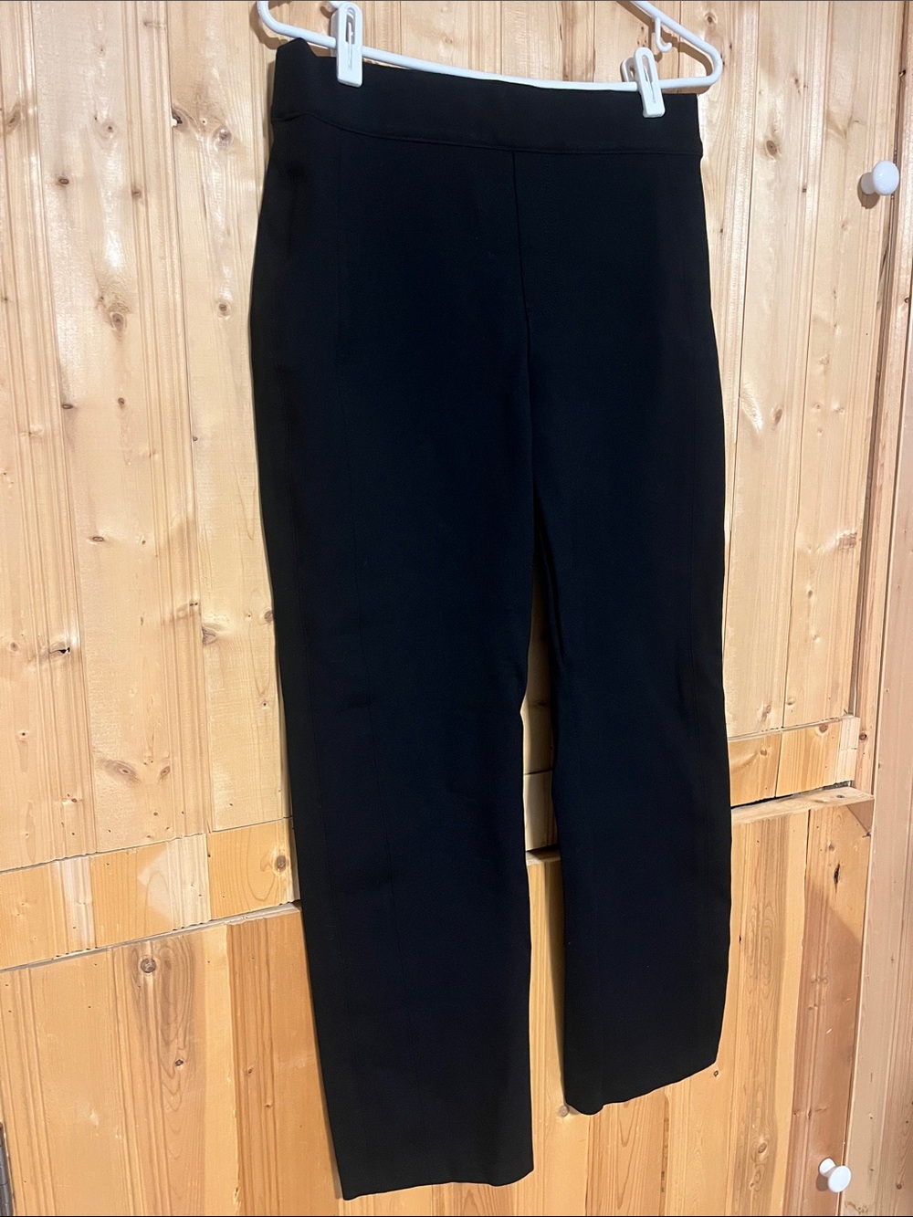 SPANX Black Straight-Leg Women's Pants